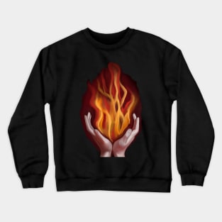 Fire in the hands Crewneck Sweatshirt